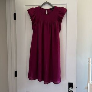 Banana Republic flutter sleeve dress - size small